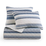 Mystic Stripe Cotton Gauze Quilt Set
