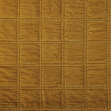 Stella Faux Silk Velvet Double Box Stitch Quilt Set