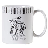 Ranch Life Bronco Mug, Set of 4