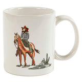 Ranch Life Cowgirl Mug, Set of 4