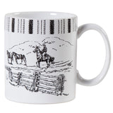 Ranch Life Horse Mug, Set of 4