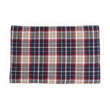 South Haven-Blue Plaid Rope Detailed 4PC Placemat
