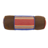Denim Red & Blue Neck Roll Pillow
