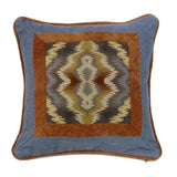 Lexington Southwest Diamond Throw Pillow - Blue, Tan & Copper