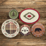 Aztec Bear Melamine Serving Bowl