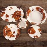 Elsa Cowhide Melamine Serving Platter