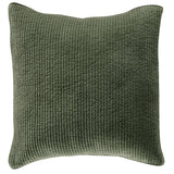 Stonewashed Cotton Quilted Velvet Euro Sham