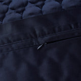 High Shine Satin Quatrefoil Quilt Pillow Sham Set