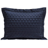 High Shine Satin Quatrefoil Quilt Pillow Sham Set