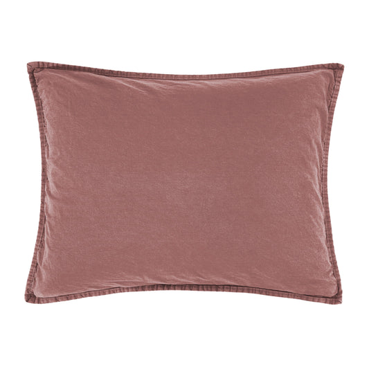 Stonewashed Cotton Canvas Pillow Sham