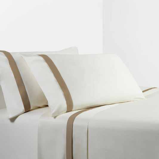 Flange Design 350TC Cotton Sateen Sheet Set