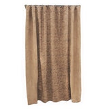 Small Paisley Shower Curtain, Light Tan