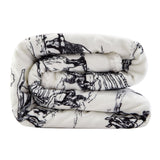 Ranch Life Western Toile Campfire Sherpa Throw