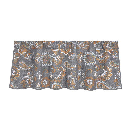 Abbie Western Paisley Quilted Valance