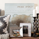 Free Spirit Aztec Buffalo Canvas Southwestern Wall Art