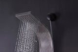 Aura Series 39 in. 2-Jetted Full Body Shower Panel System with Rainfall Showerhead and Spray Wand