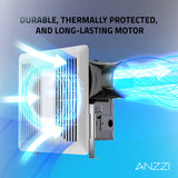 Spring Series 110 CFM Ceiling Mount Bathroom Exhaust Fan with Brilliant LED Light and ENERGY STAR in Soothing White