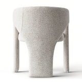 Khloe Modern Chenille Dining Chair with Arms (Set of 2)
