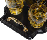 (CANADA ONLY) Ice Hockey Whiskey Decanter Set With 4 Helmet Whiskey Glasses