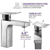 Promenade Single Hole Single Handle Bathroom Faucet in Brushed Nickel