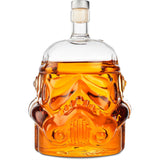 Transparent Creative Whiskey Decanter Set Bottle with 2 Wine Glasses 150ml