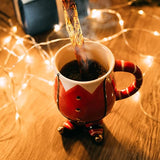 Christmas Santa's Elf Mug - Hand Painted - 14 oz 6