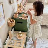 ROBUD Wooden Kids Kitchen Playset Series - Vintage Green