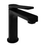 ANZZI Contemporary Single Hole Faucet, Low Arc Spout (6.34" H), 1.2 GPM Water-Saving, Durable Brass Construction, Rhino-Alloy Certified, Various Finishes