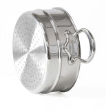 Mauviel Steamer Insert With Cast Stainless Steel Handles, 7.9-in