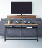 Long Console Table - Steel