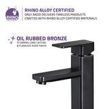 ANZZI Nettuno High Arc Single Hole Faucet (8.7" H), 1.2 GPM WaterSense Certified, Rhino Alloy Solid Brass, for Vessel Sinks, Various Finishes