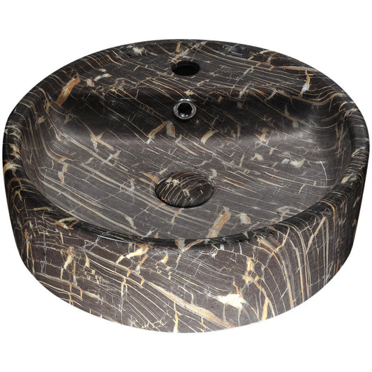 Rhapsody Series Ceramic Vessel Sink in Neolith Marble Finish