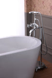 Suni 3-Handle Claw Foot Tub Faucet with Hand Shower