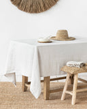 Light Gray Linen tablecloth