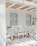 Light Gray Linen tablecloth