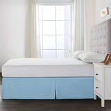 400TC Cotton Sateen Detachable Wrap Around Tailored Bed Skirt