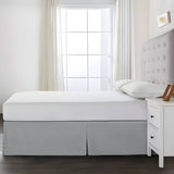 400TC Cotton Sateen Detachable Wrap Around Tailored Bed Skirt