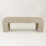 Lily 47" Chenille Accent Waterfall Bench