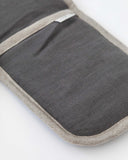 Double oven mitt (1 pcs) in Charcoal gray