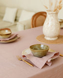 Woodrose linen napkin set of 2