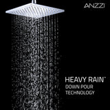 Viace Series 1-Spray 8 in. Fixed Showerhead in Polished Chrome