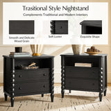 Alex 28"W 3-Drawer Nightstand