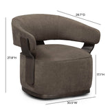 Madison Performance Swivel Accent Chair