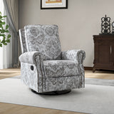 Kaspar Manual Swivel Glider Recliner