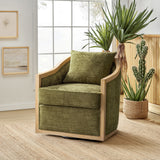 Paul Jess Farmhouse Solid Wood Swivel Chair