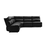 Genuine Leather Power Reclining Corner Sectional