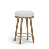 Oodle Performance Vegan Mohair Bar and Counter Stool