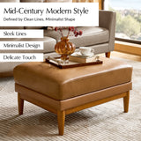 Erauso Genuine Leather ottoman