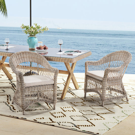 Araquil outdoor dining armchair