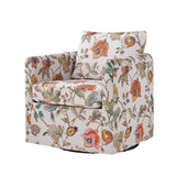 Armando Slipcovered Swivel Chair